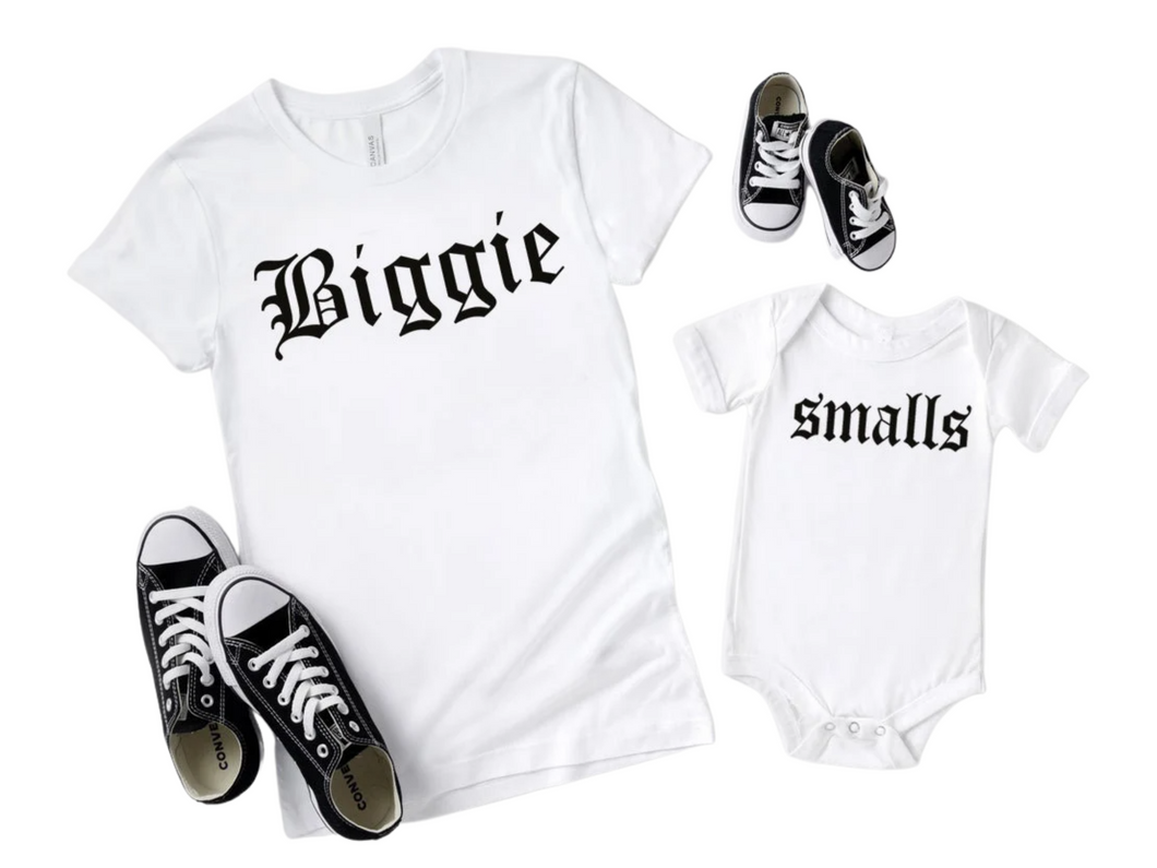Biggie Smalls Matching Dad Shirt Daddy Daughter Father Son T shirt Gift for Dad Fathers Day Shirt New Day Tee